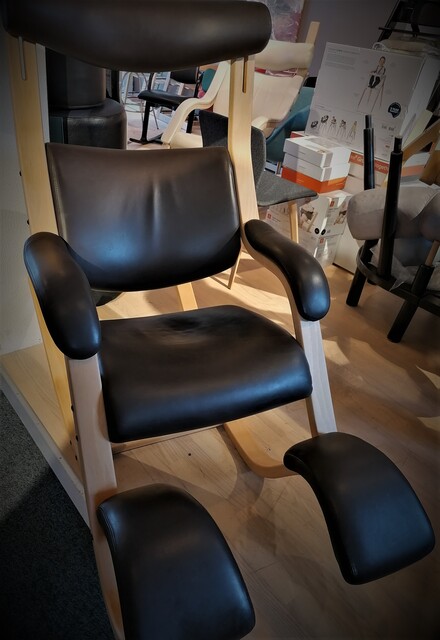 Gravity Gl. model i brunt læder